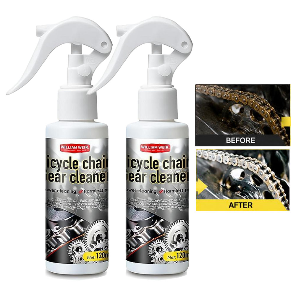 Bicycle Chain Lubricant - 120ml Fietskettingontvetter Fietswas Roestwerend en Vlekverwijderaar