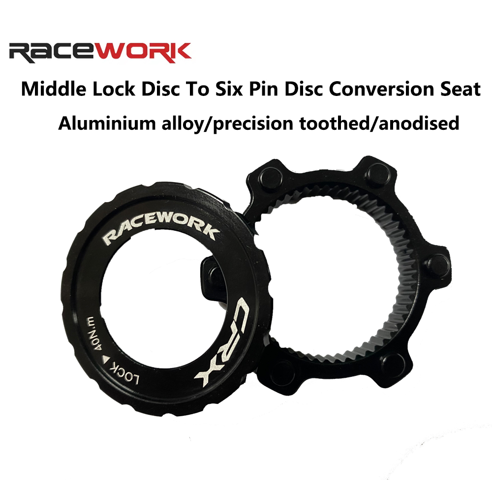 Cycle Zone - RACEWORK Centerlock Naar 6-Gat Adapter Voor