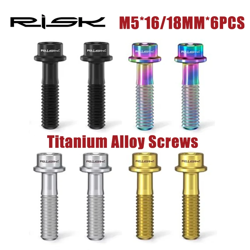 Xc Mtb Gear - RISICO Fiets Schroeven Titanium M5 *
