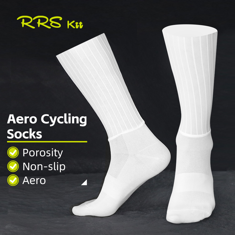 Cycling Gear Men - Rrskit Zomerfietsen Aerodynamische sokken TPU Antislip
