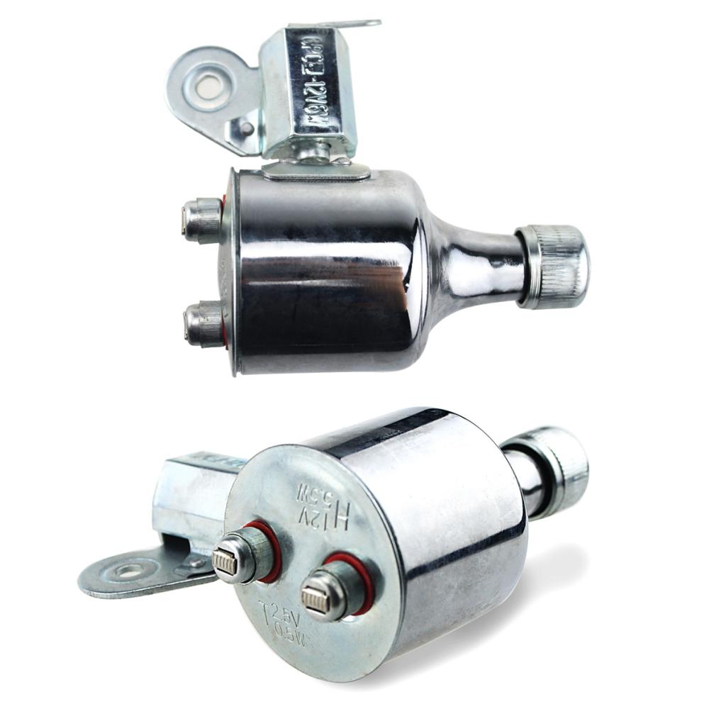 Bike Dynamo Light - Dynamo koplamp achterlichtset aluminium fiets wrijvingsgenerator