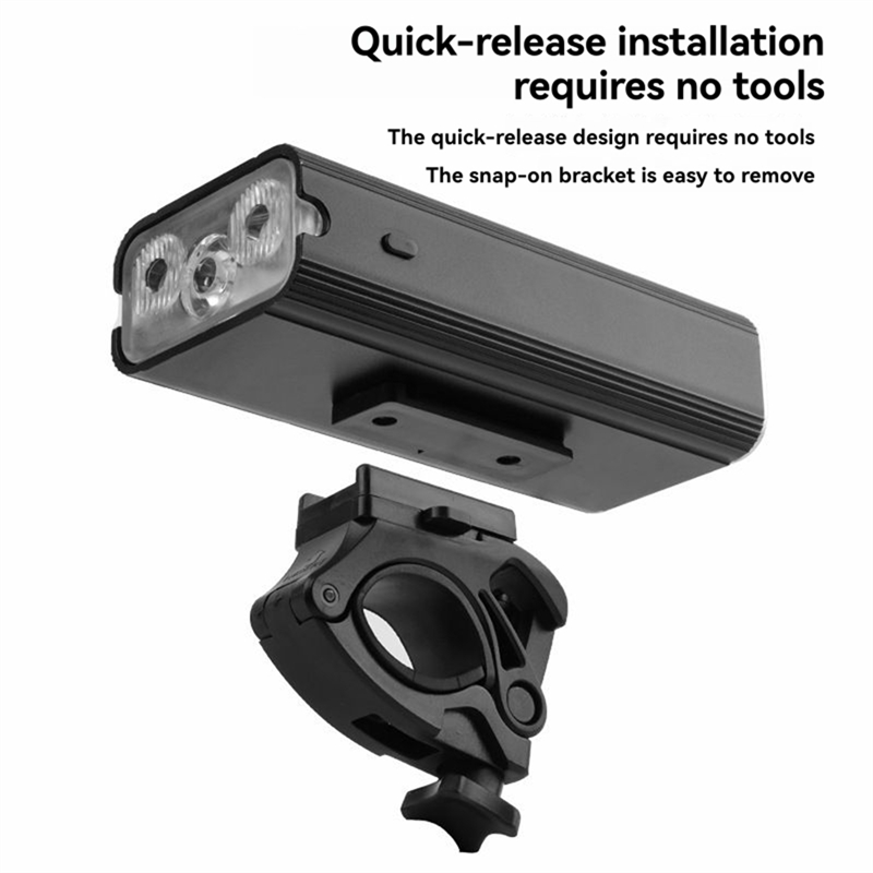 Cycling Gear Essentials - A79E-Fietskoplamp USB oplaadbare LED-fietslicht Superheldere fietszaklamp