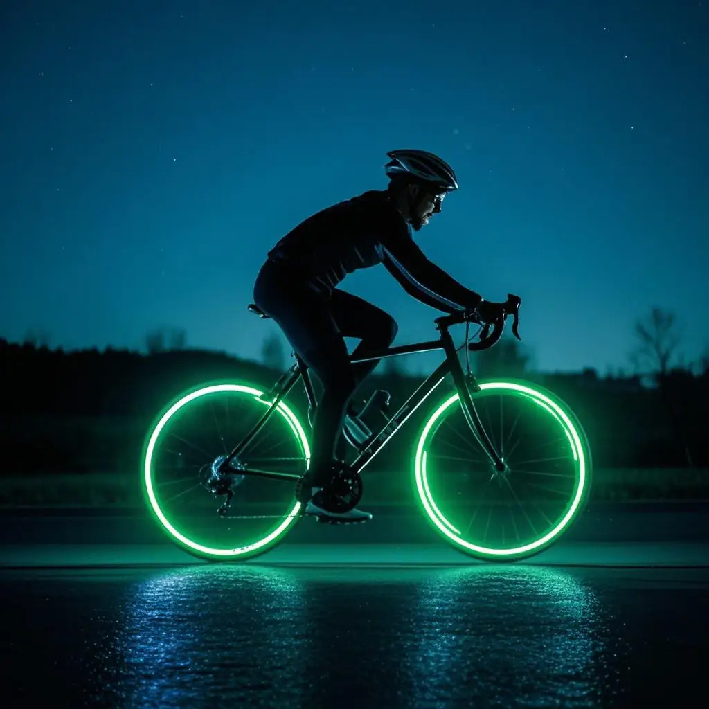 Cycling Gear Stand - Glow in the Dark reflecterende stickers