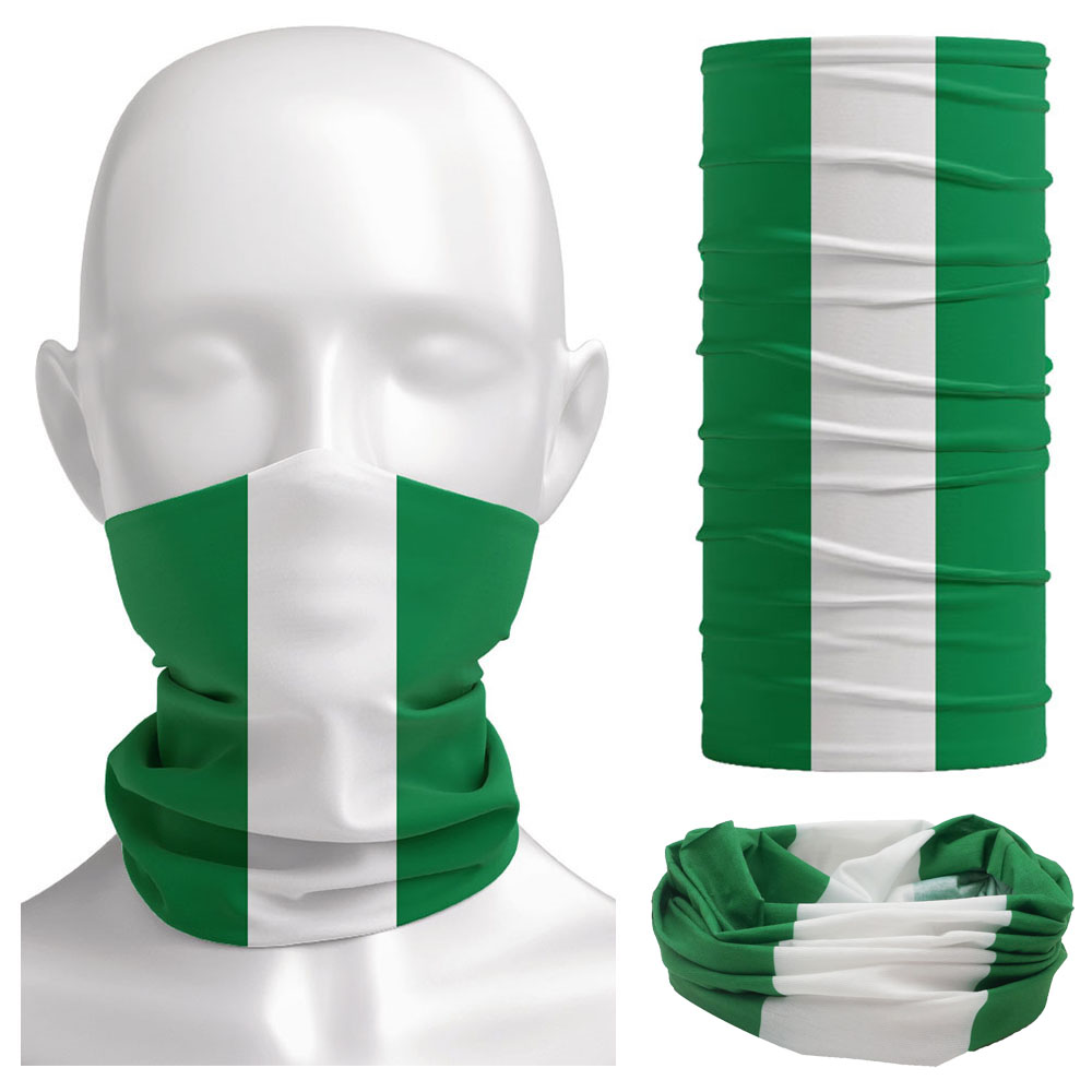 Cycling Gear Men - Nigeria Vlag Bandana Vrouwen Halsbeenkap Camping