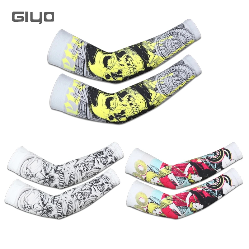 Cycling Gear Lycra - GIYO Ice Fabric Running Armwarmers Basketbal
