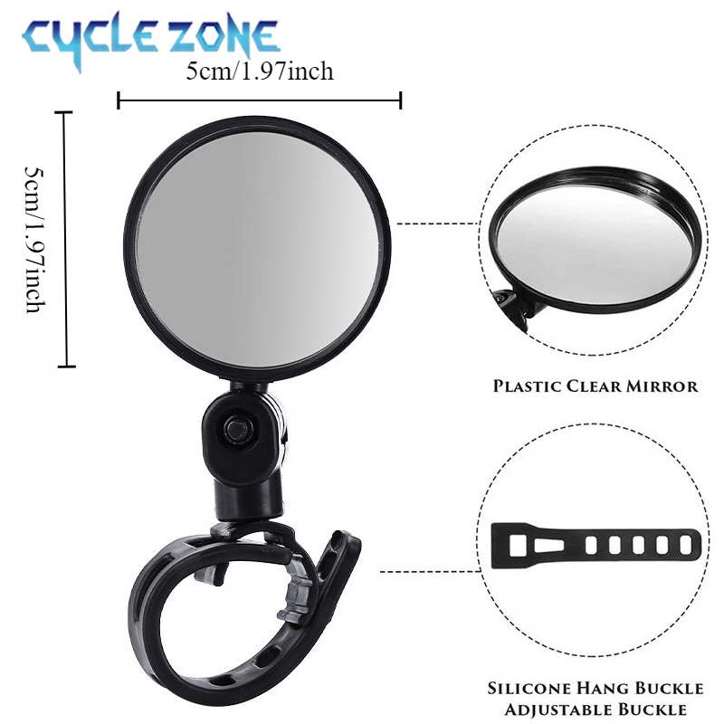 2 STUKS Fiets Achteruitkijkspi - Cycle Zone recensie en prijs