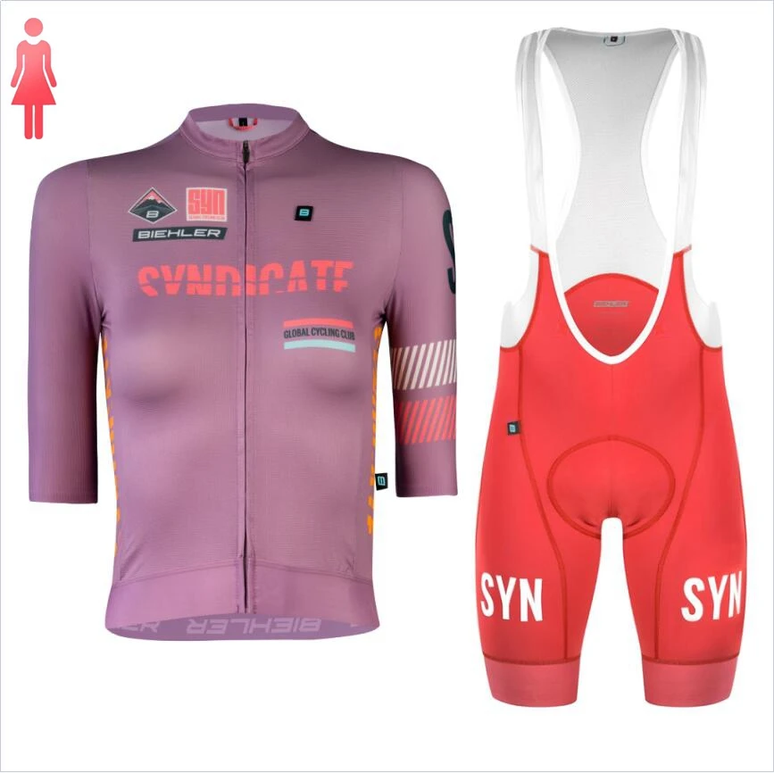 SYN Paars jersey met korte mou - Cycling Gear Lycra recensie en prijs