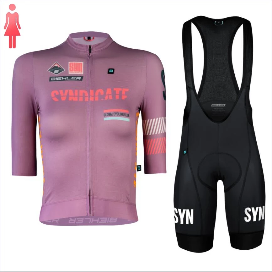 SYN Paars jersey met korte mou - Cycling Gear Lycra recensie en prijs