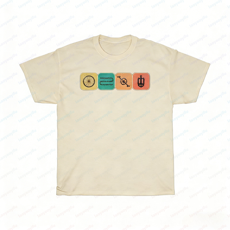 Fiets onderdelen T-shirt fiets - Vintage Cycling Gear recensie en prijs