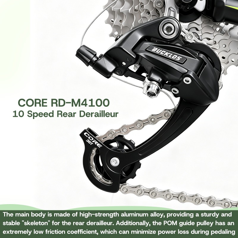BUCKLOS 10-speed MTB achterder - Cycling Gear Stand recensie en prijs