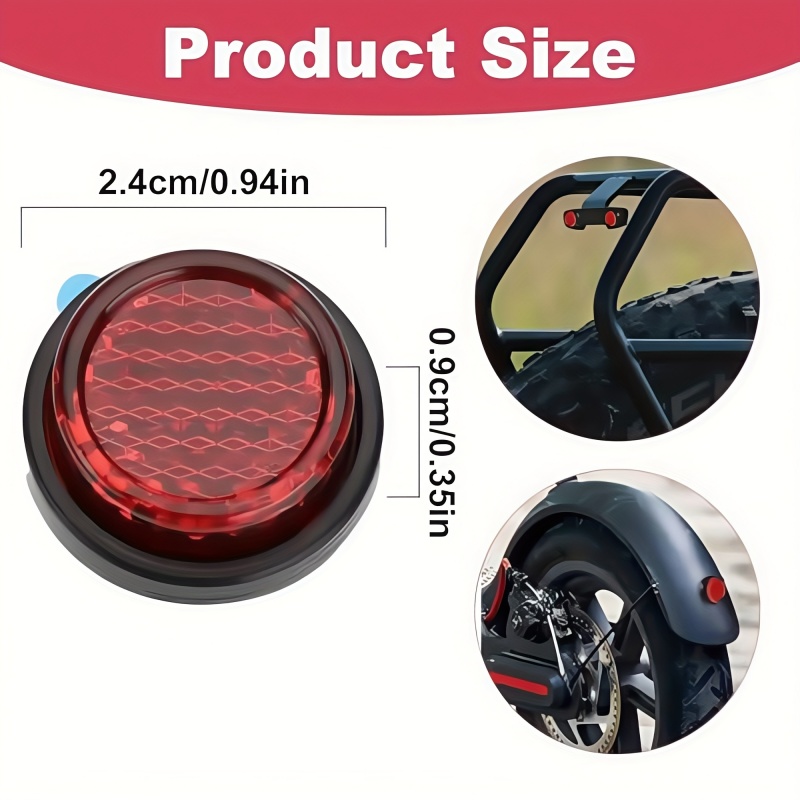 6 STKS motorfietsreflector zel - Vintage Cycling Gear recensie en prijs