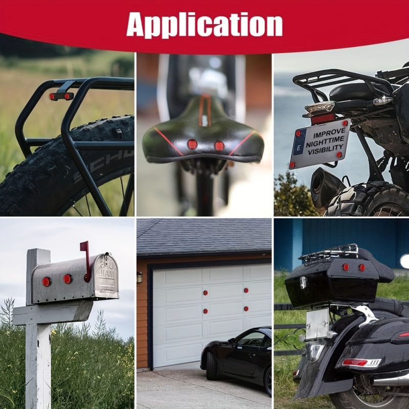 6 STKS motorfietsreflector zel - Vintage Cycling Gear recensie en prijs