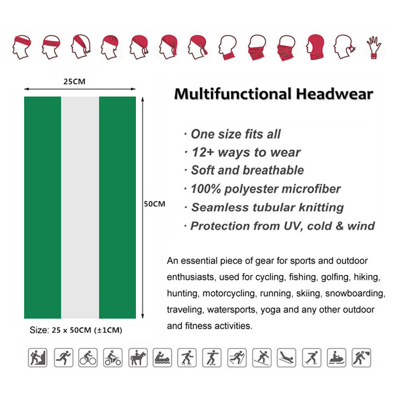 Nigeria Vlag Bandana Vrouwen H - Cycling Gear Men recensie en prijs