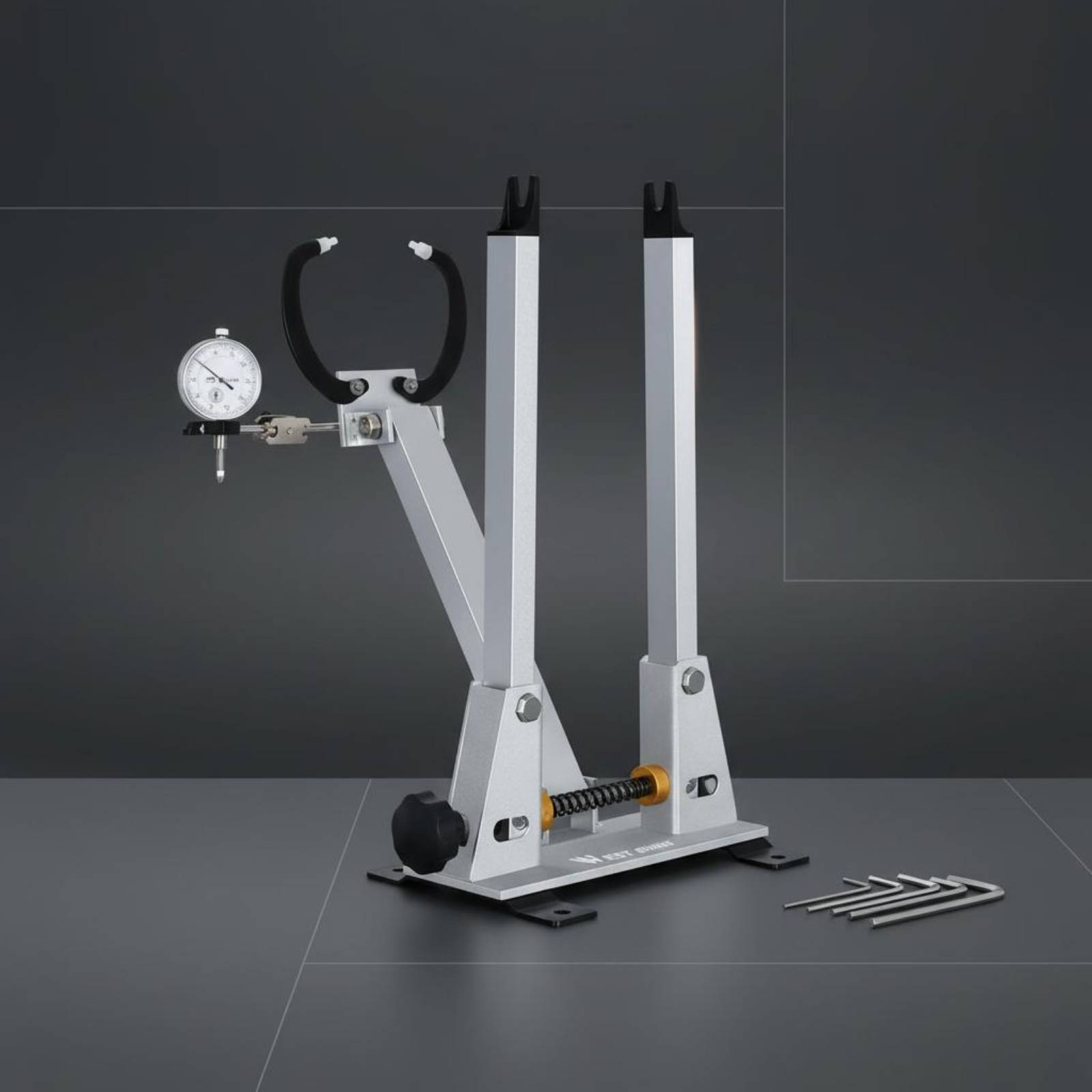 Tweewielige wielrichtstandaard - Cycling Gear Stand recensie en prijs